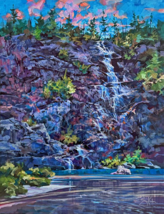 Bridal Veil Falls, Agawa Canyon by Andrew Sookrah