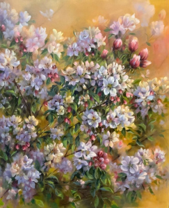 Apple Blossoms by Barbara McGuey