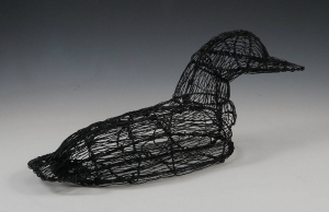Wire Frame Loon by Frank DiDomizio