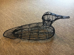 Wire Frame Loon 2 by Frank DiDomizio