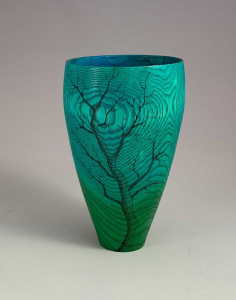 Ash Dyed Vase  by Frank DiDomizio
