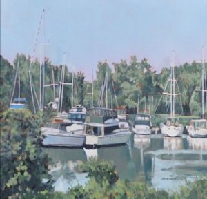 Yacht Club at The Bluffs by Joan McGivney