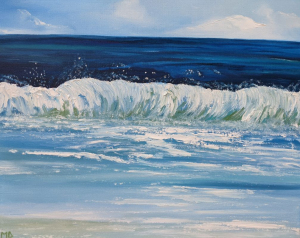 Crashing Waves by Mary Derrick