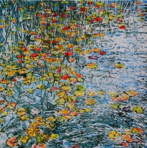Waterlilies & Wild Rice by Micheal Zarowsky