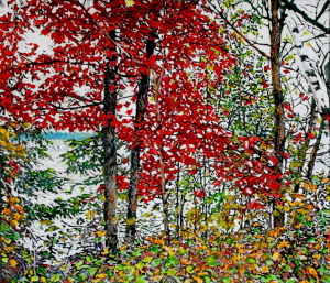 Autumn Pond 20 by Micheal Zarowsky